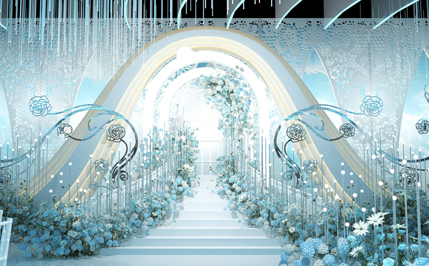 海西直辖釡香烙馍村水晶厅效果展示